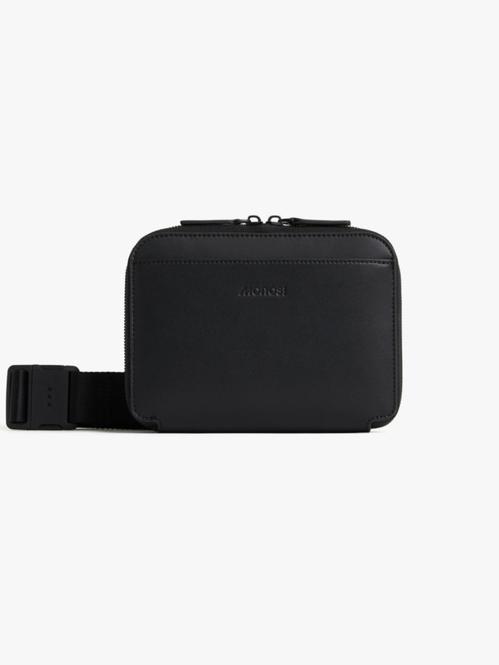 Sleek Minimalist Monos Metro Belt Bag In Black